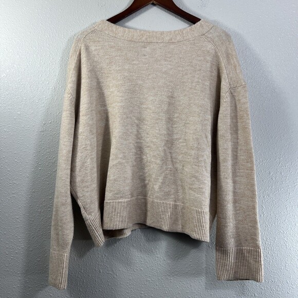 ASOS Design Curve V Neck Fluffy Button Down Soft Cardigan Size 14 - Picture 5 of 11